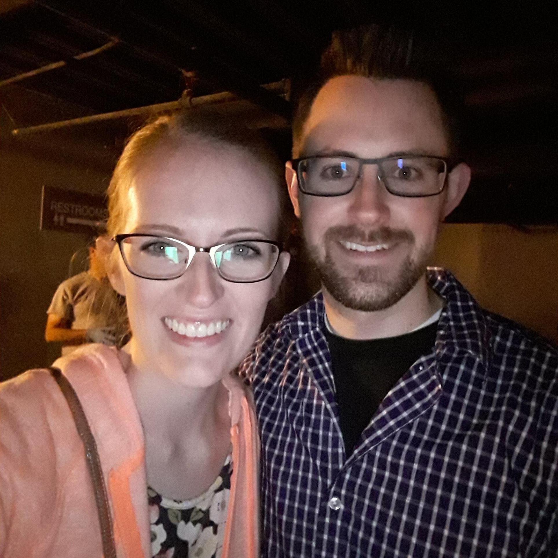 At Sean's first concert - Ben Rector!