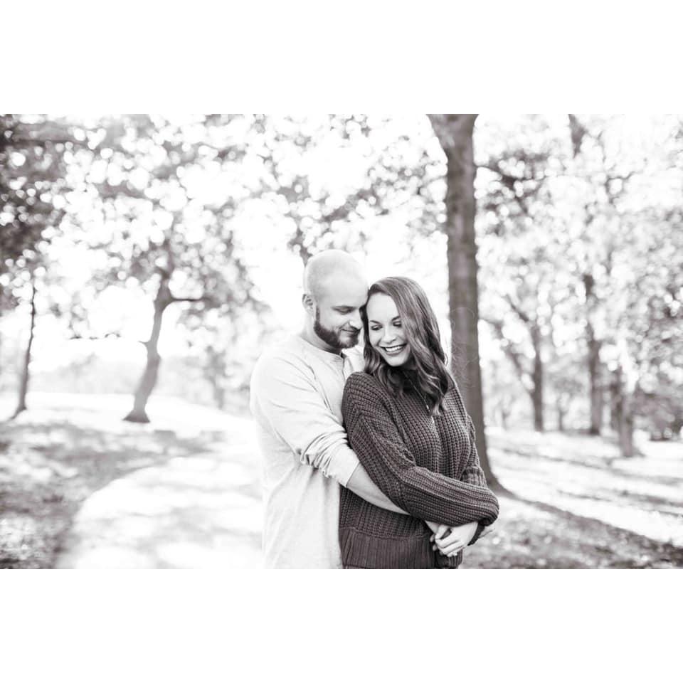 I'm pretty sure he said something funny in my ear during this picture to get me to smile really big!