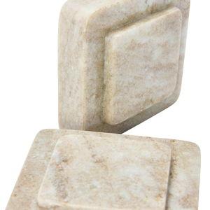 Bookends, Beige, Set of 2