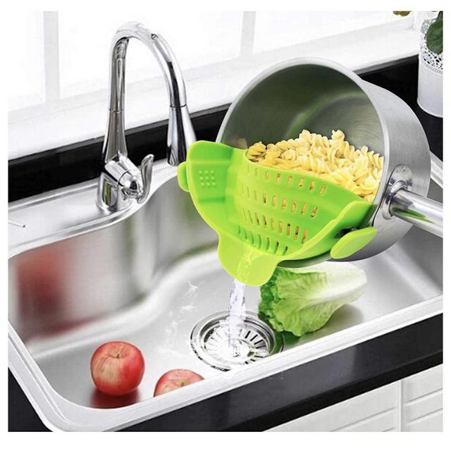 Silicone Clip on Strainer