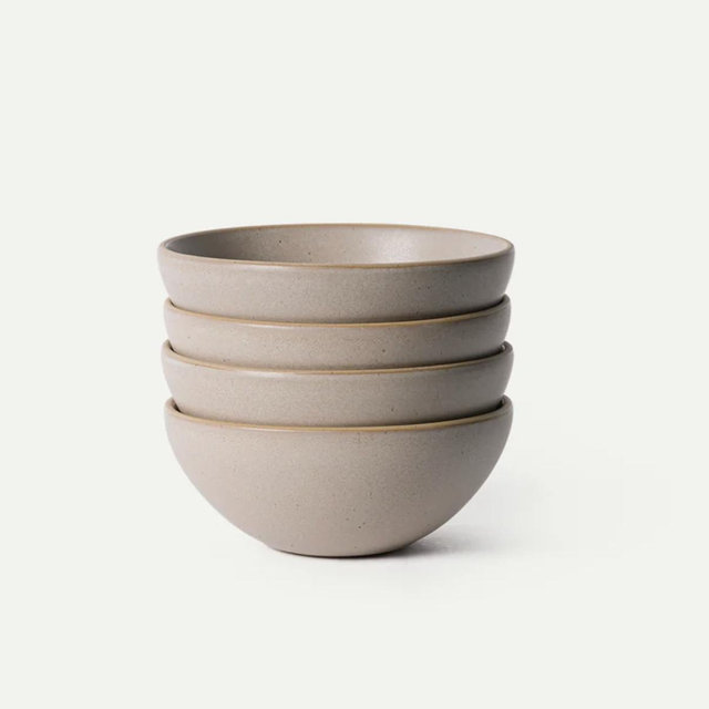 Harvest Cereal Bowls Quartet - Mushroom