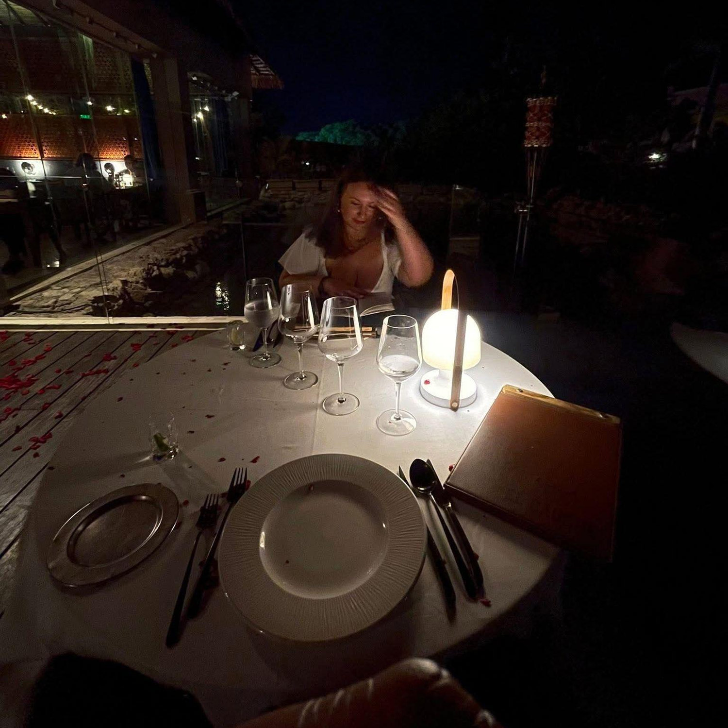 Our engagement dinner