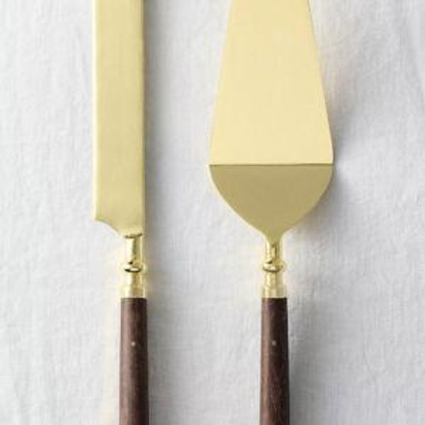 Woodland Metal Cake Serve Set