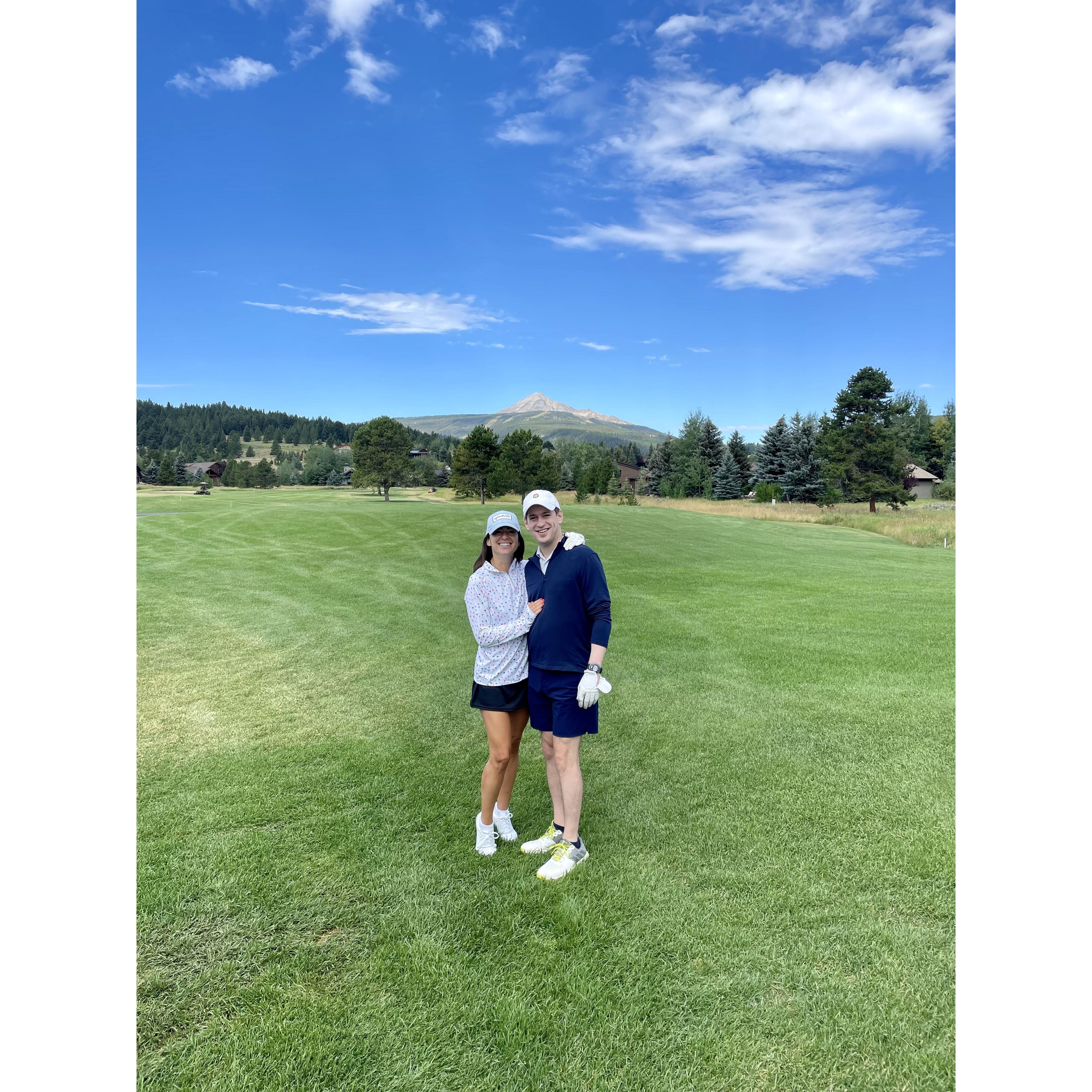 More golf........