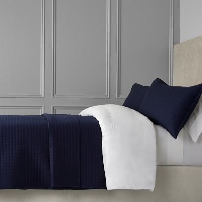 Box Stitch Sateen Coverlet