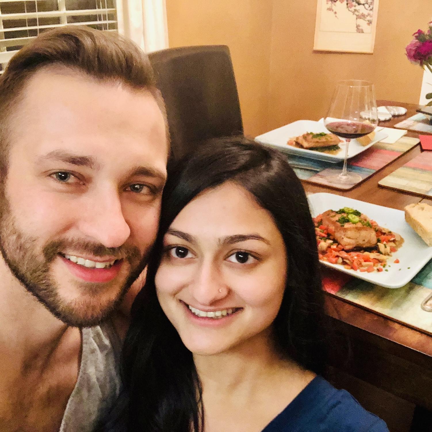 Our 1st real date was on Valentine’s Day soon after we met at a coffee shop. We made dinner at Turner’s place in Westwood, KS at the time.
Feb 2019