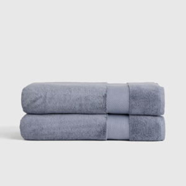Turkish Ultra Plush Bath Sheet (Set of 2) - in Color Mineral