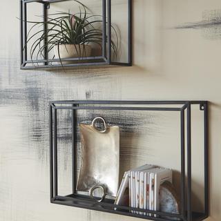 Ehren Contemporary Wall Shelf, Set of 2