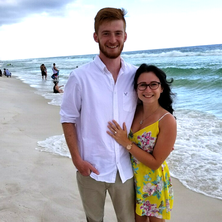 First photo as an engaged couple!