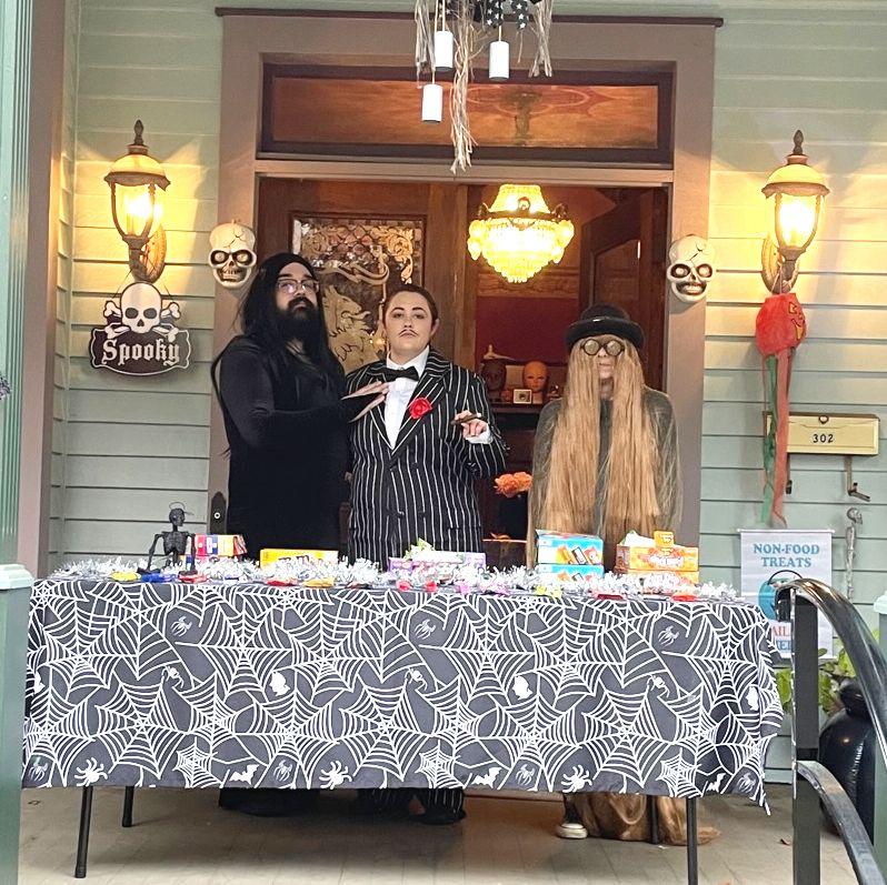 First Halloween as the Addams Family
