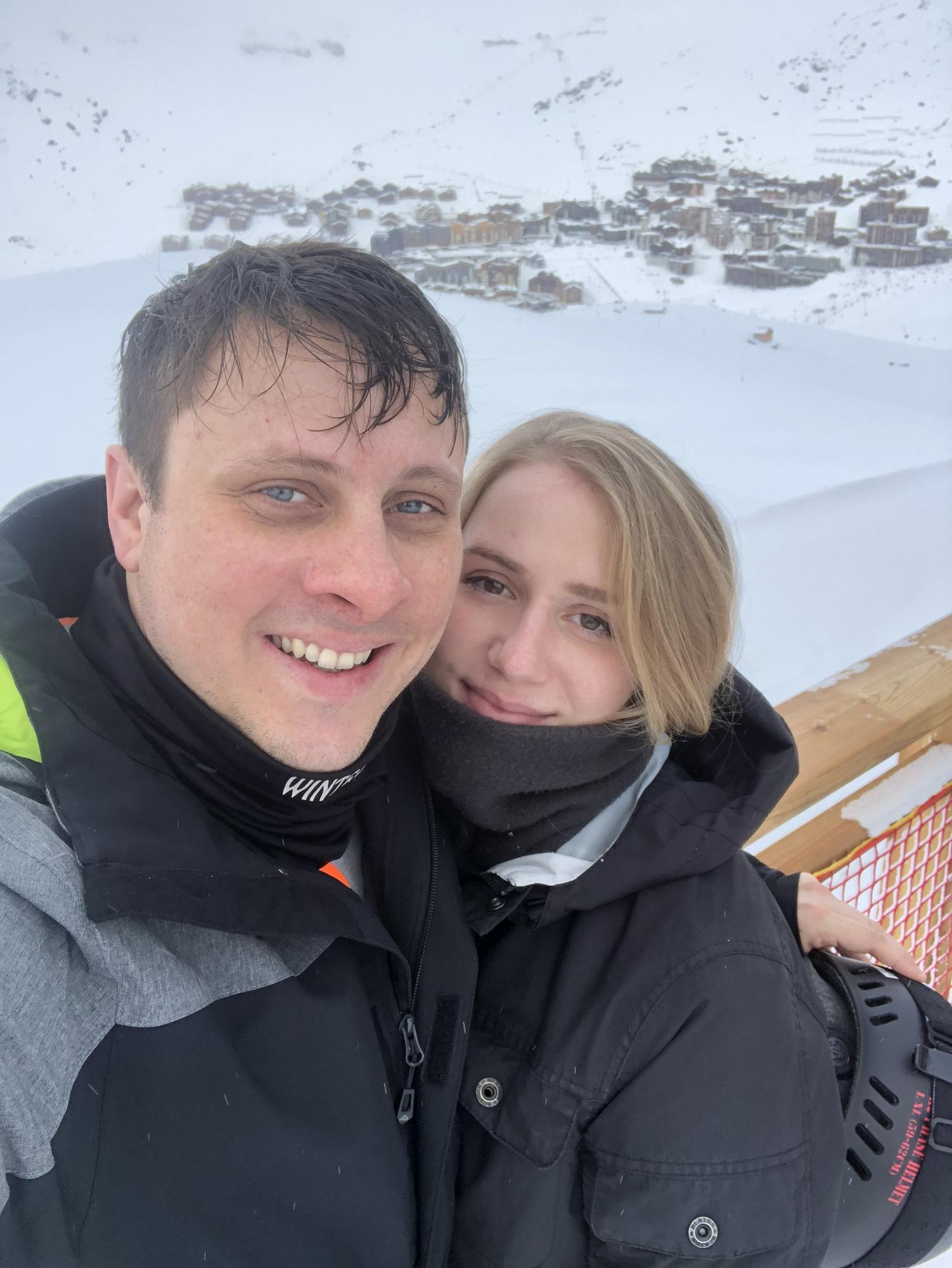 First ski trip together in Val Thorens, France 2019