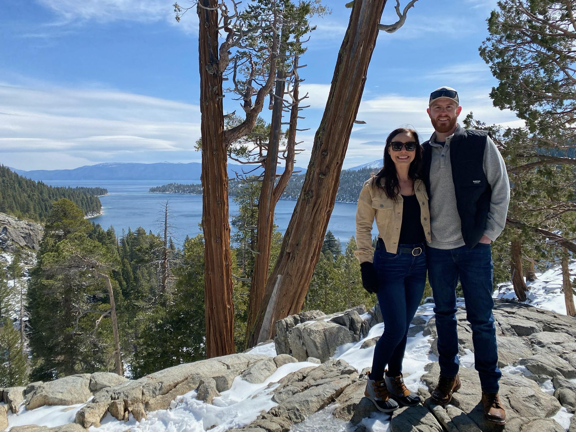 Lake Tahoe, also the day Sam proposed