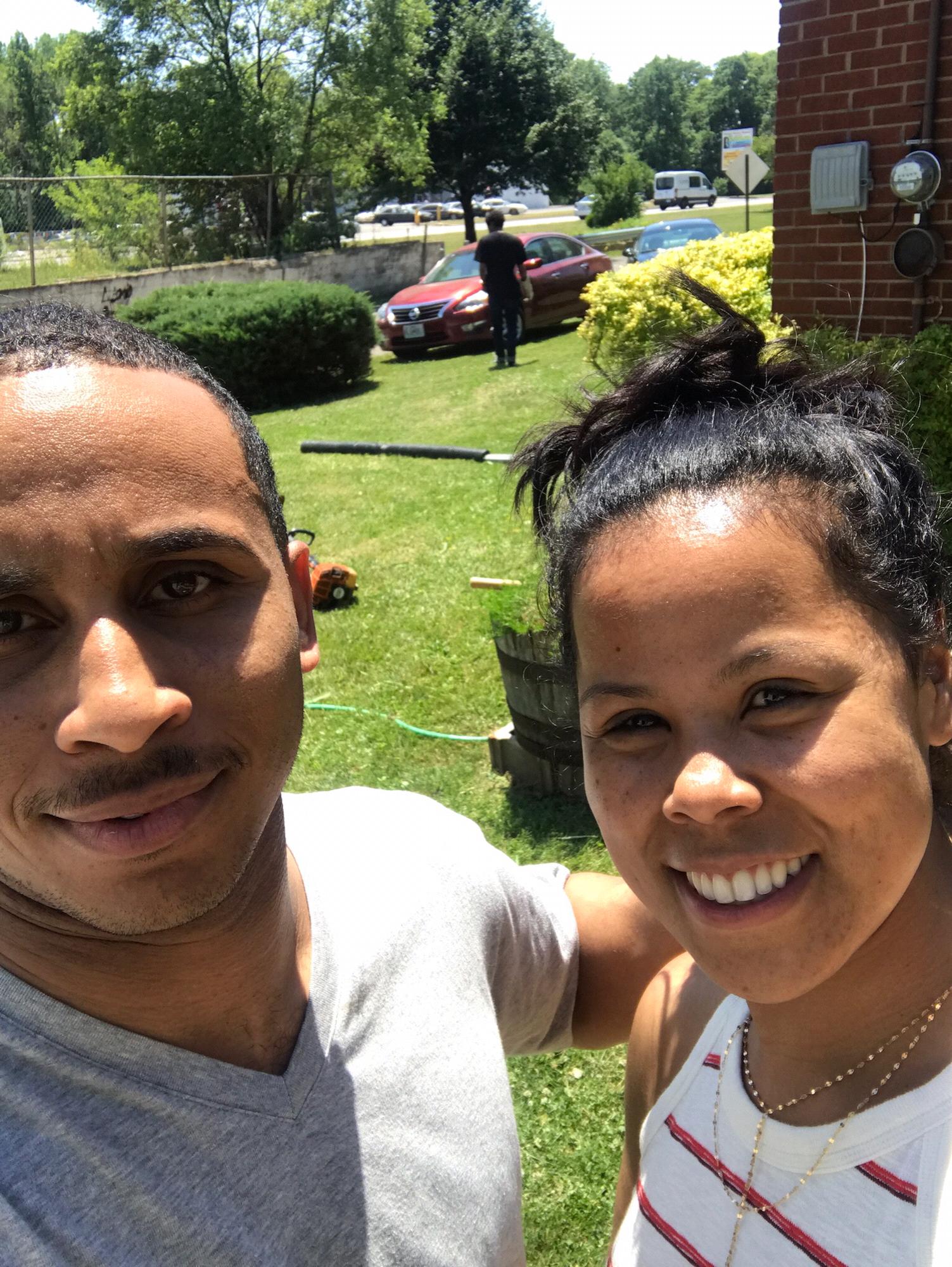 In Front of Maw Maw's House- Indianapolis, IN June 2017