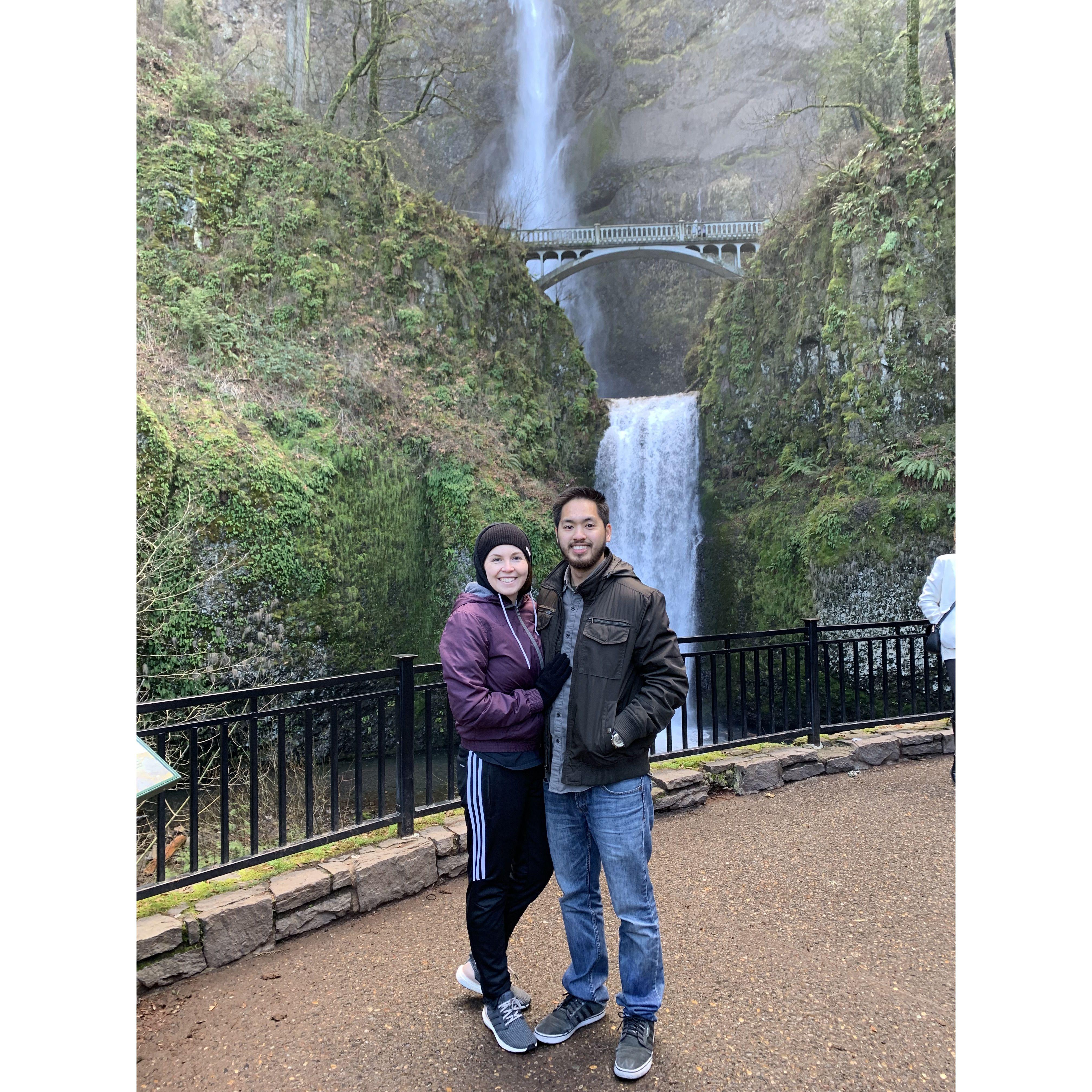 Our first trip together. Portland, Oregon