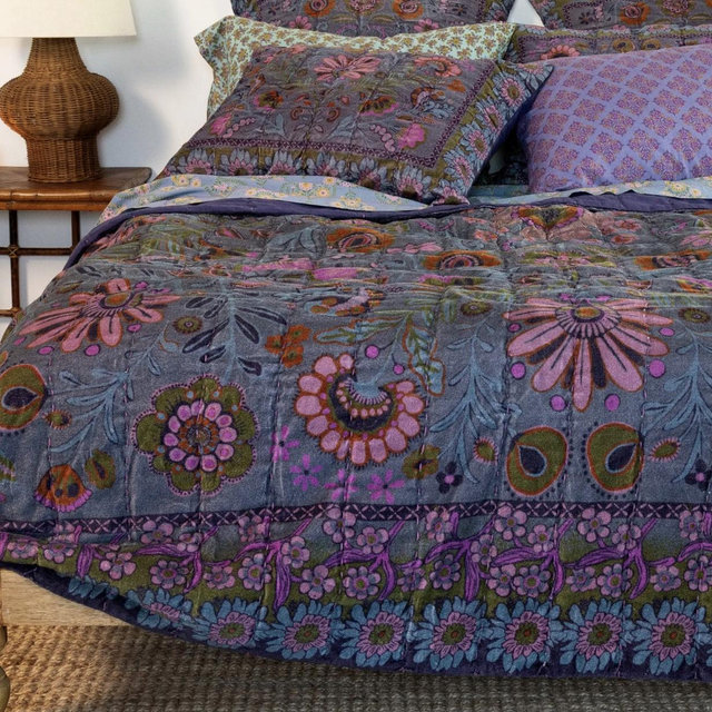 Cotton Velvet Quilt - Twilight