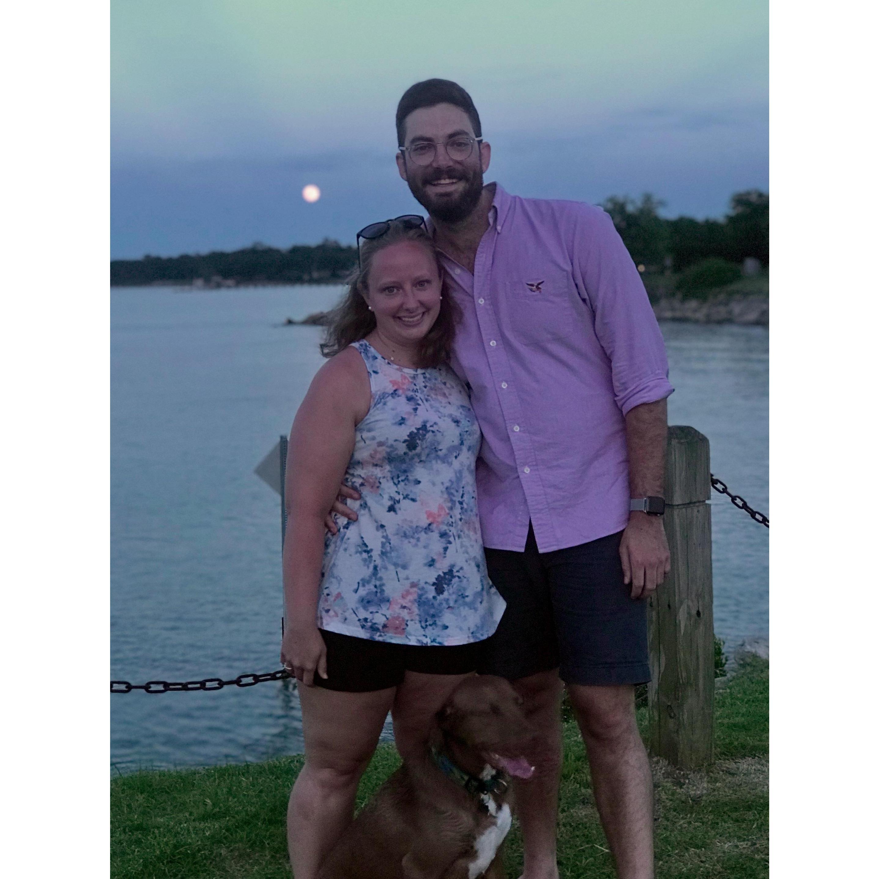 Sunset park... where we got engaged a couple years later!