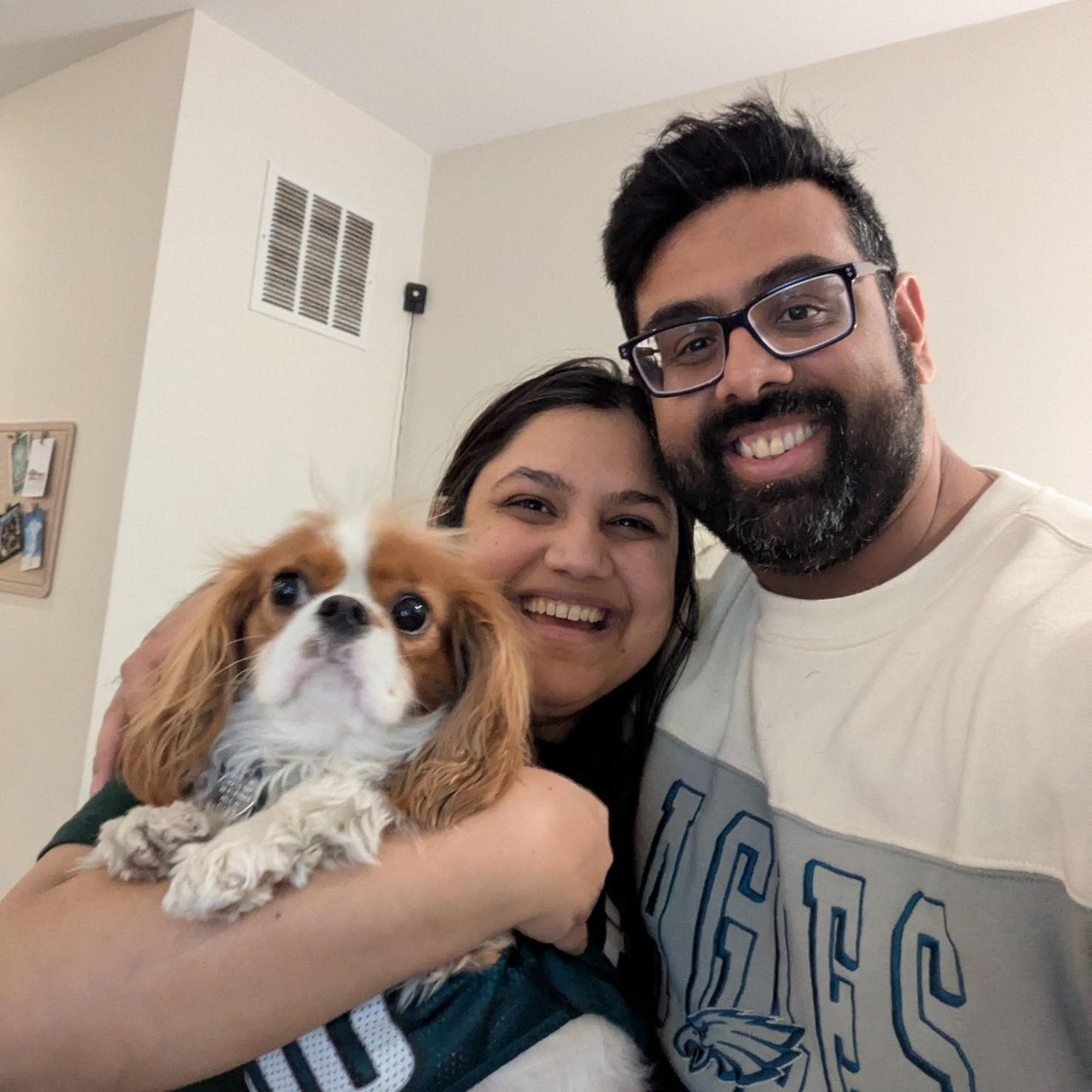 Milli isn't happy the Eagles won...