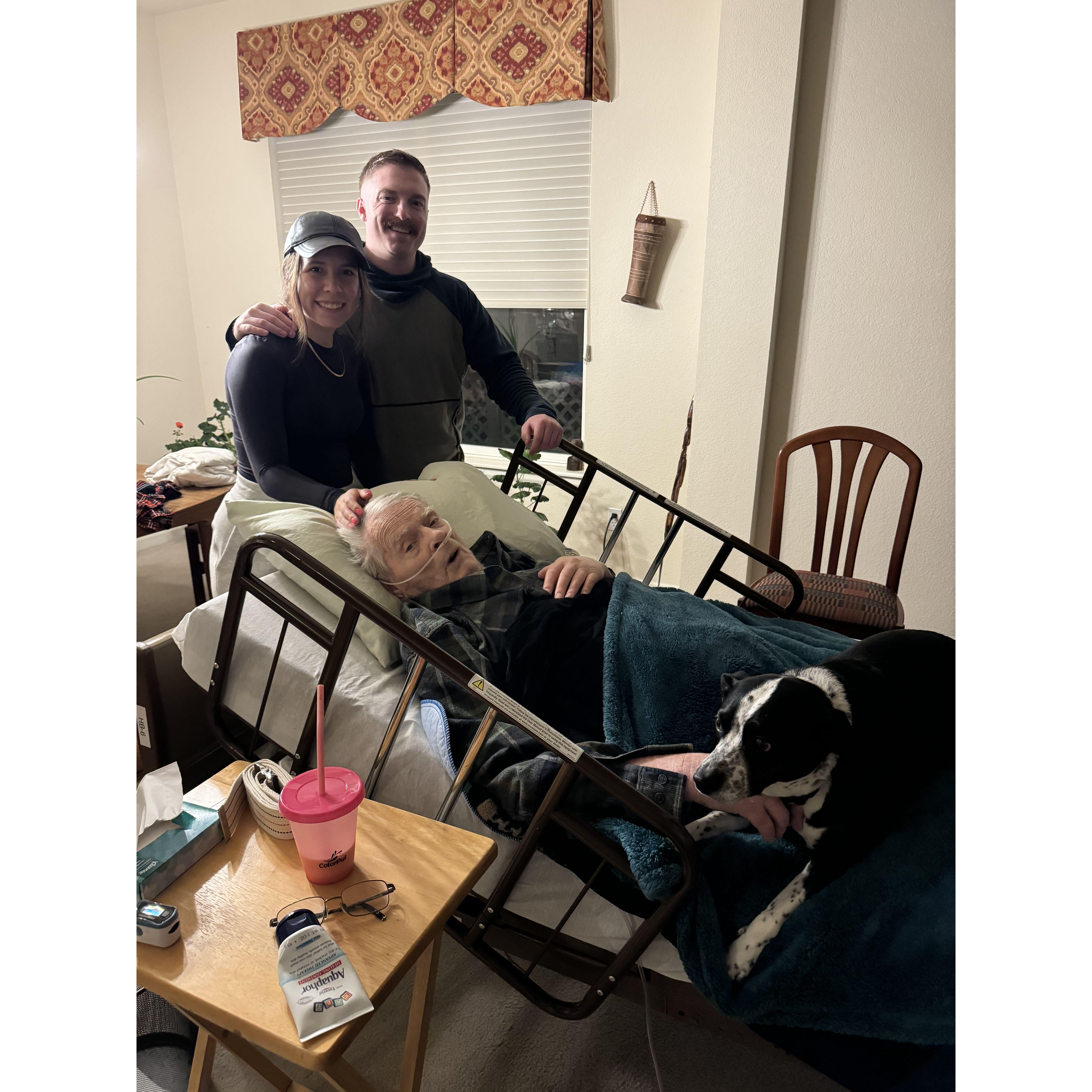 Our last picture with Papa