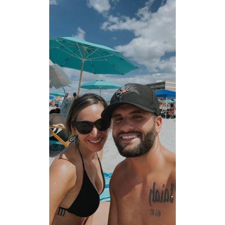 Our first beach day together