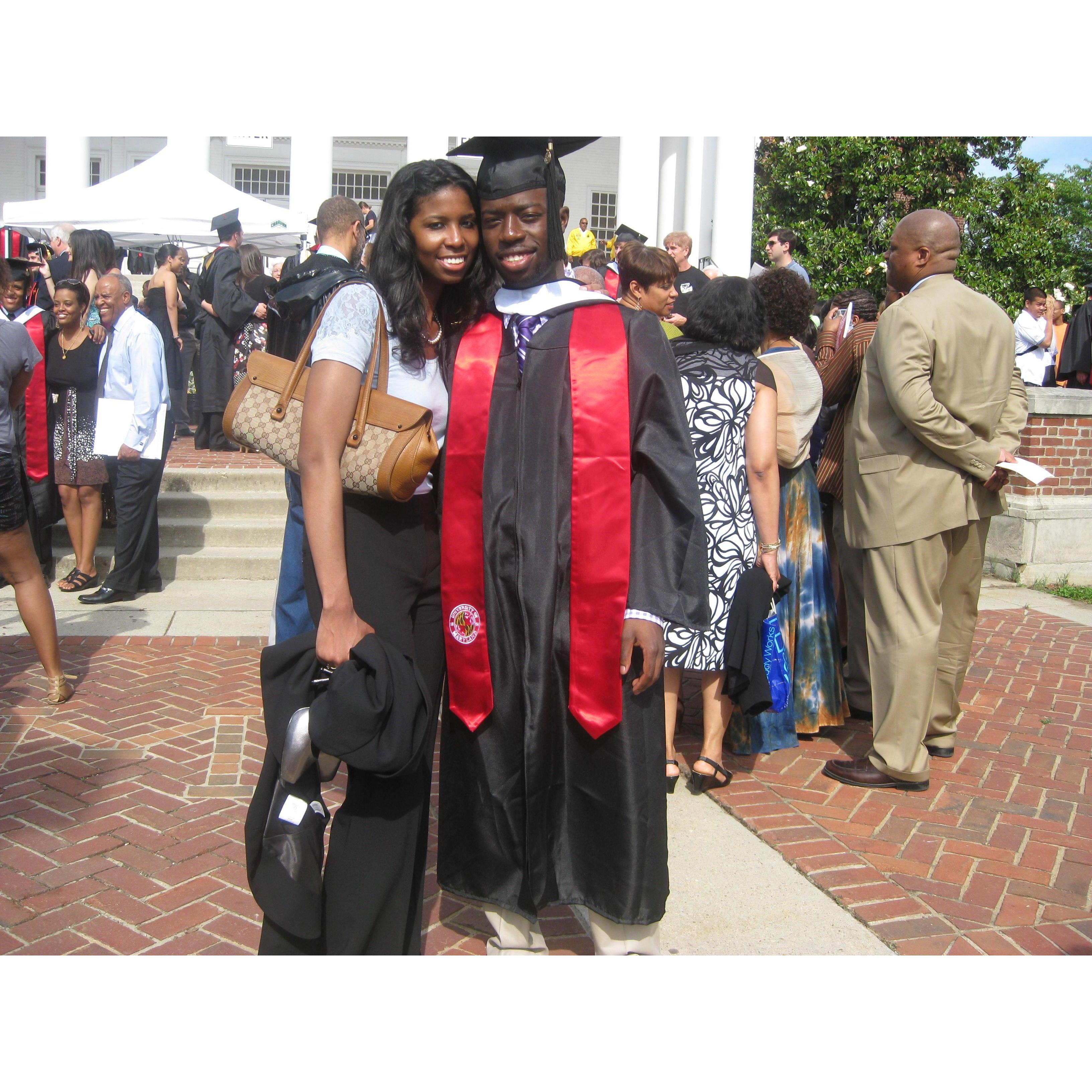 Frank's graduation from University of Maryland in  May 2010
