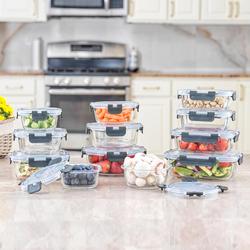 JoyJolt JoyFul 24-Piece Food Storage Container Set with Lid