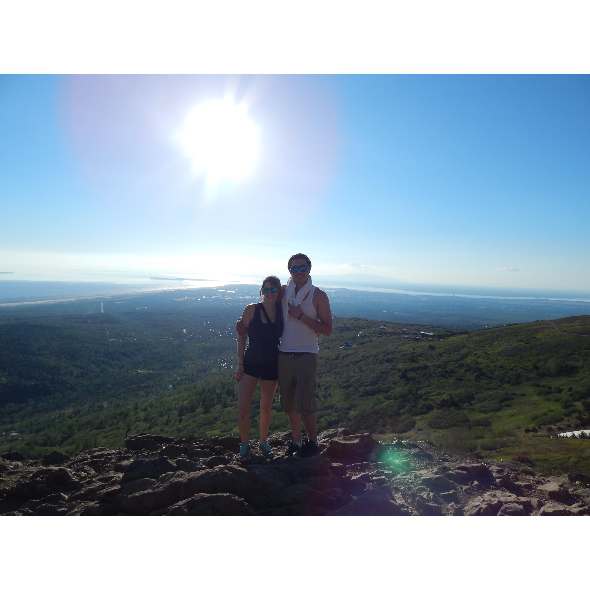 Hiking in the land of the midnight sun