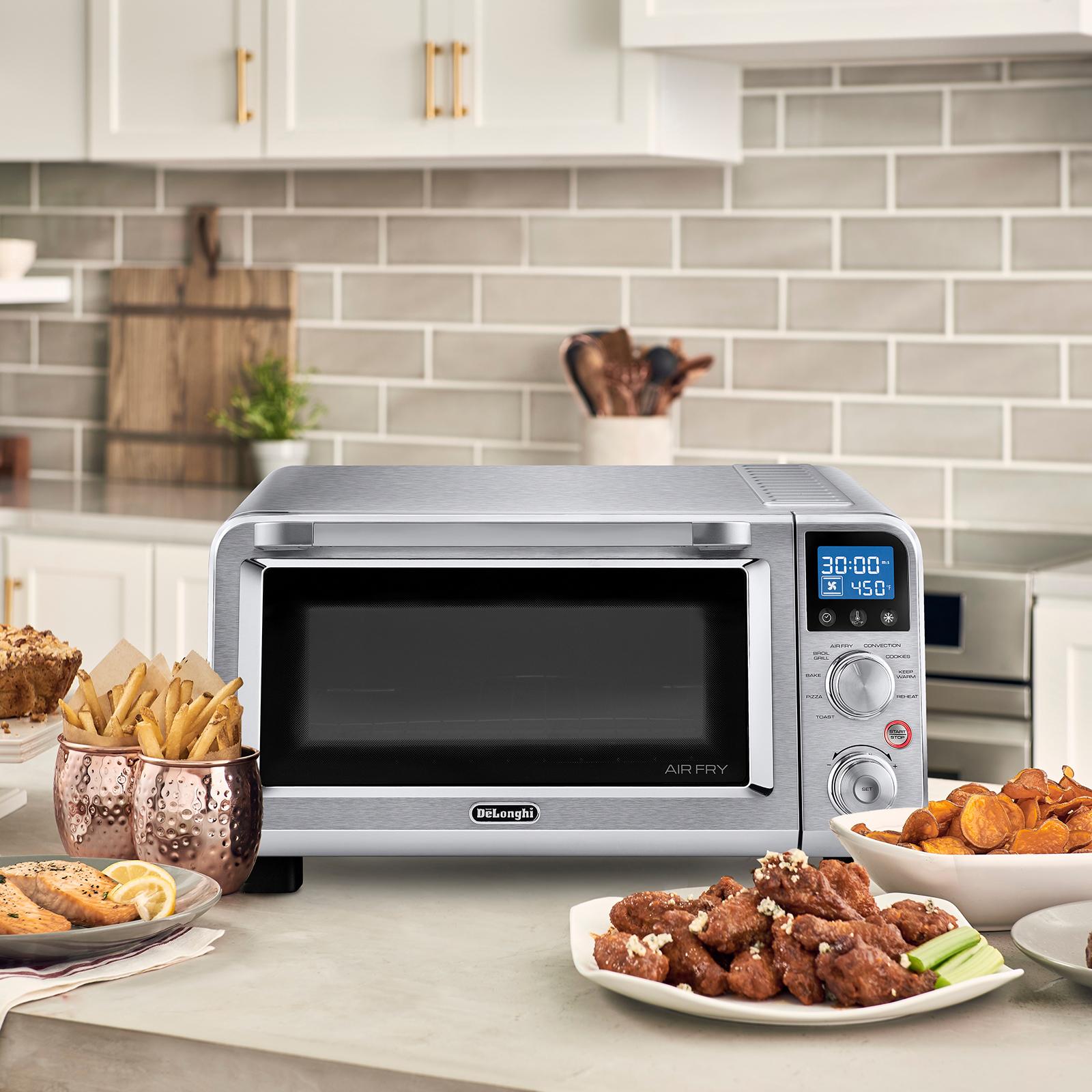  De'Longhi Livenza Compact Digital Oven, 0.5 cu. ft, stainless  steel: Home & Kitchen