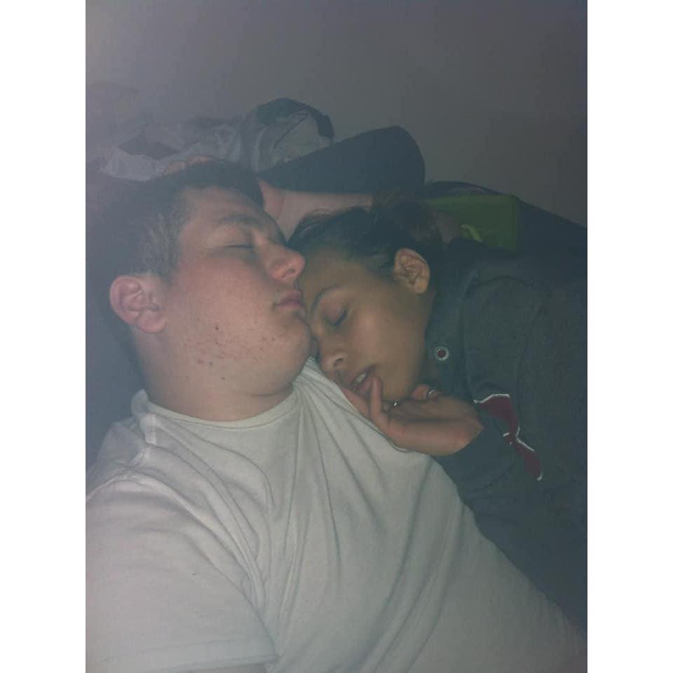 Our first photo together!! Thanks Shannon <3