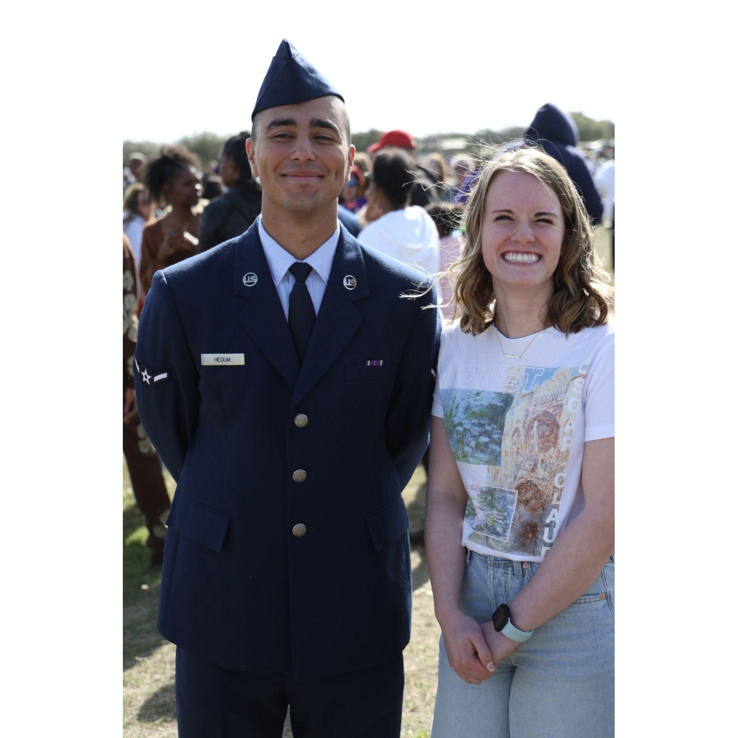 Elijah’s Basic graduation from the Air Force.