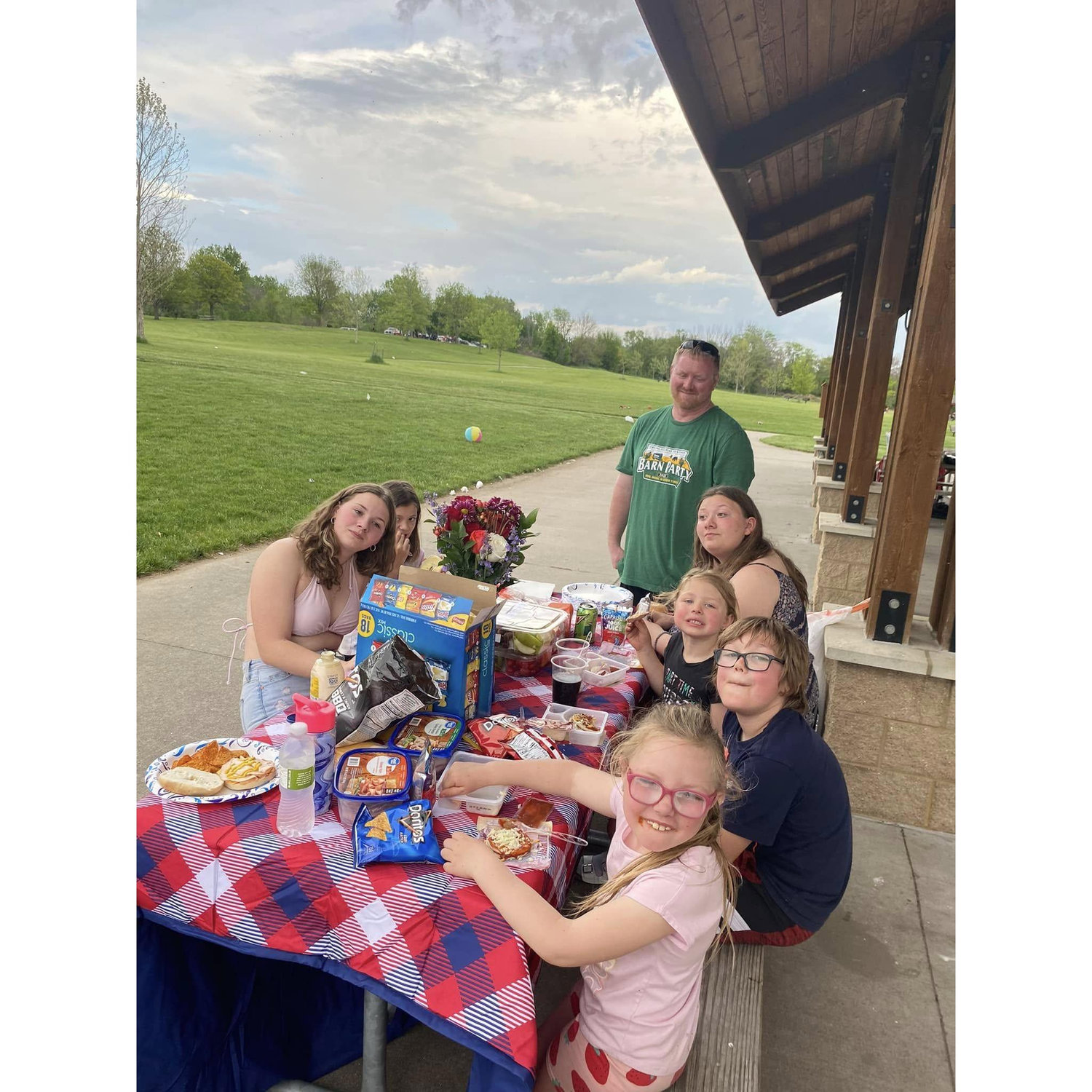 Our "not-so-little-family" on our first Mother's Day together!!