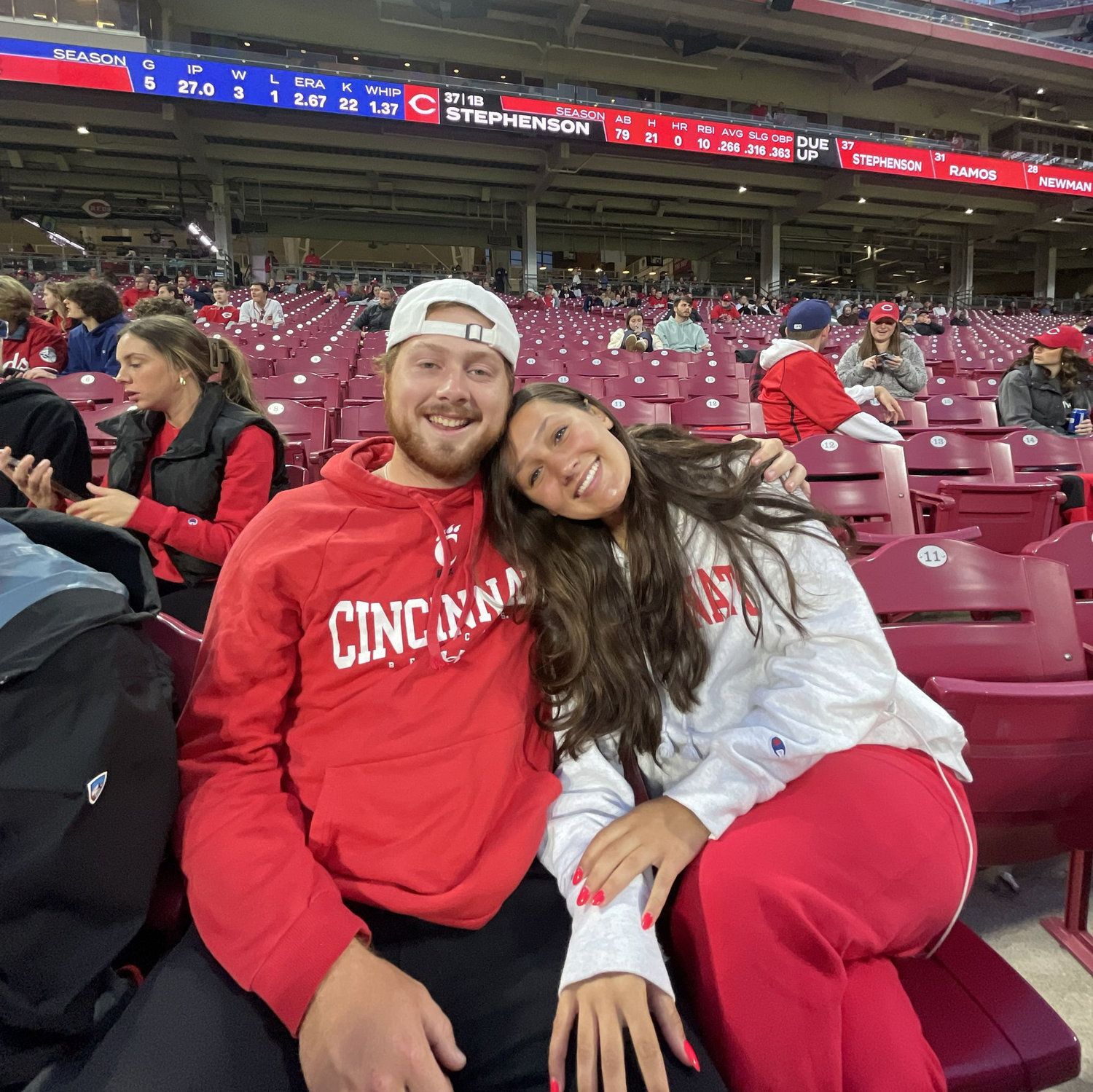 We love cheering on the Reds.