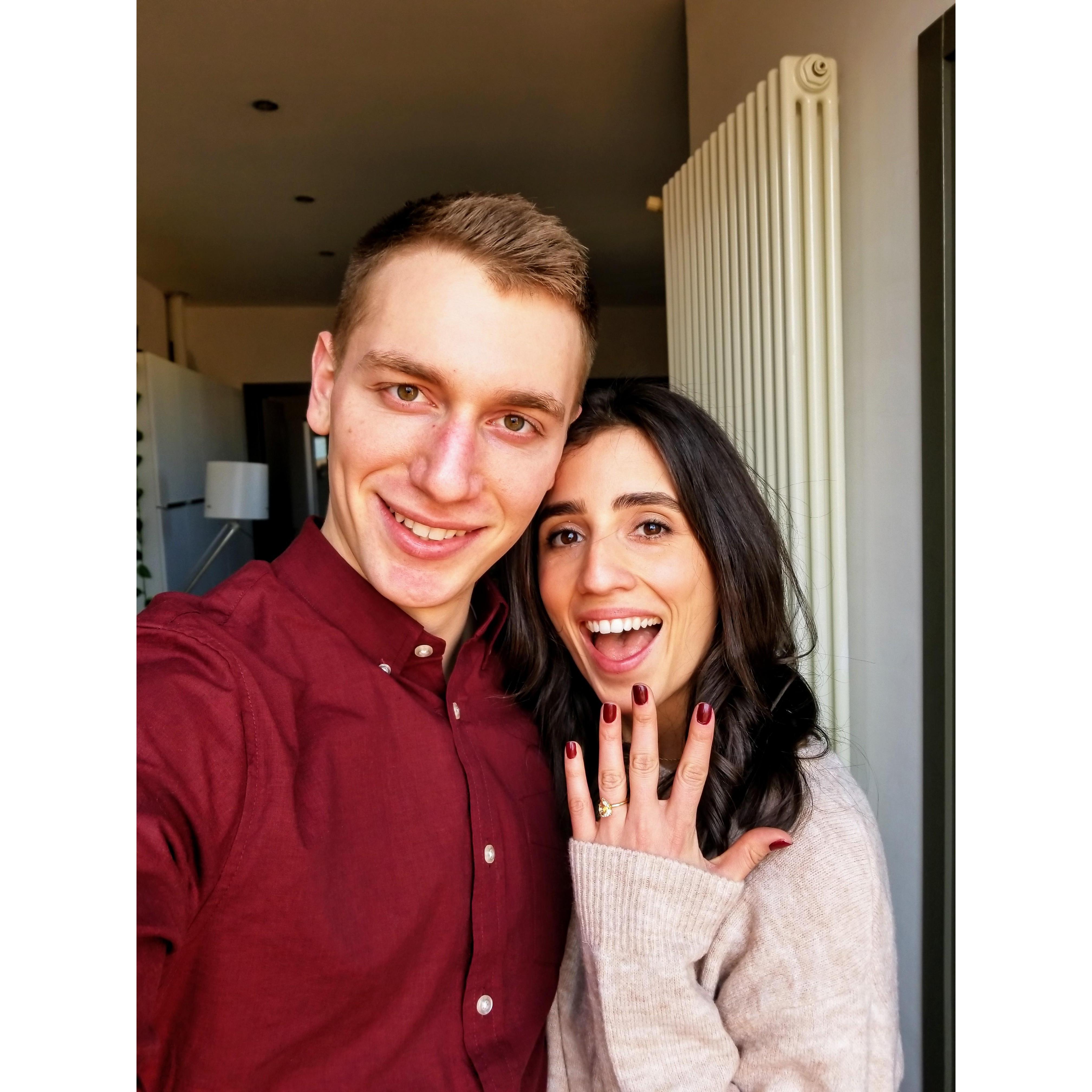 Engaged in Italy <3