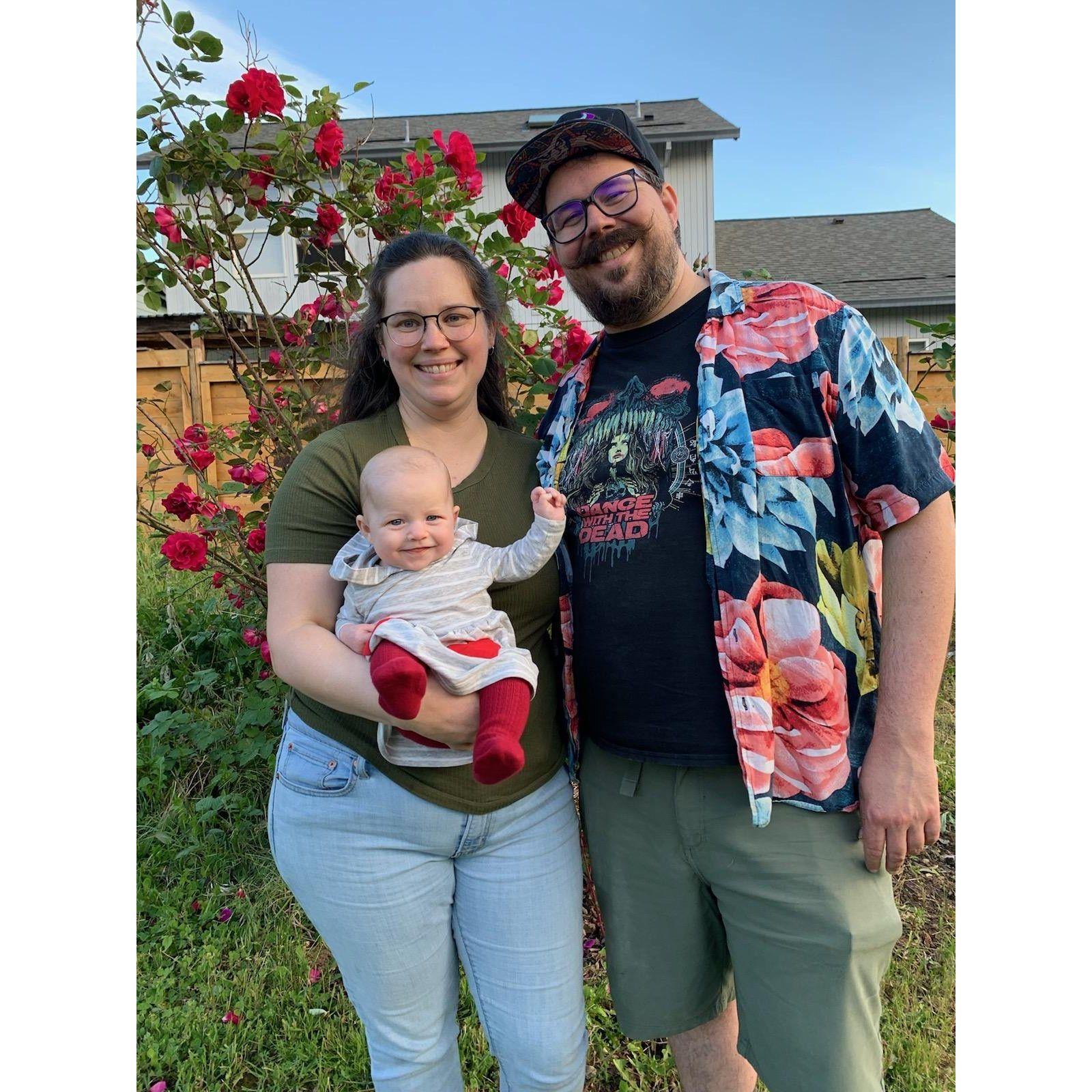 Memorial Day. Carmen is 3 months old! - Oregon, 2024