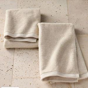 2pk Organic Hand Towel - Casaluna™ - Natural