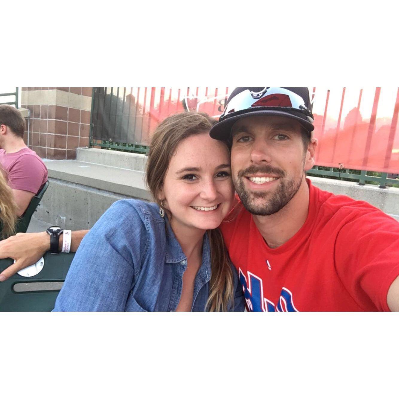 First annual iCubs baseball game together!  June 2018