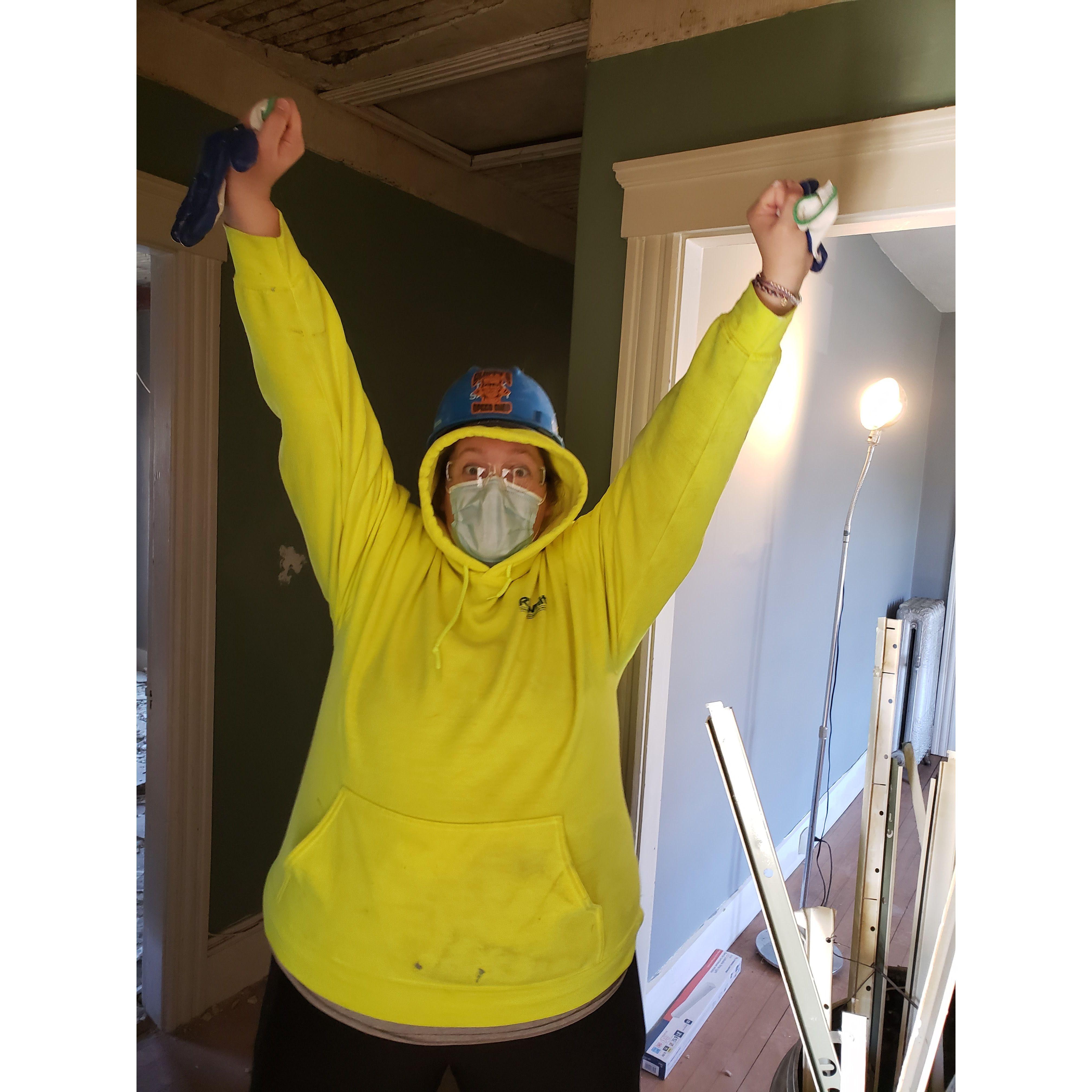 Learning how to replace ceilings together