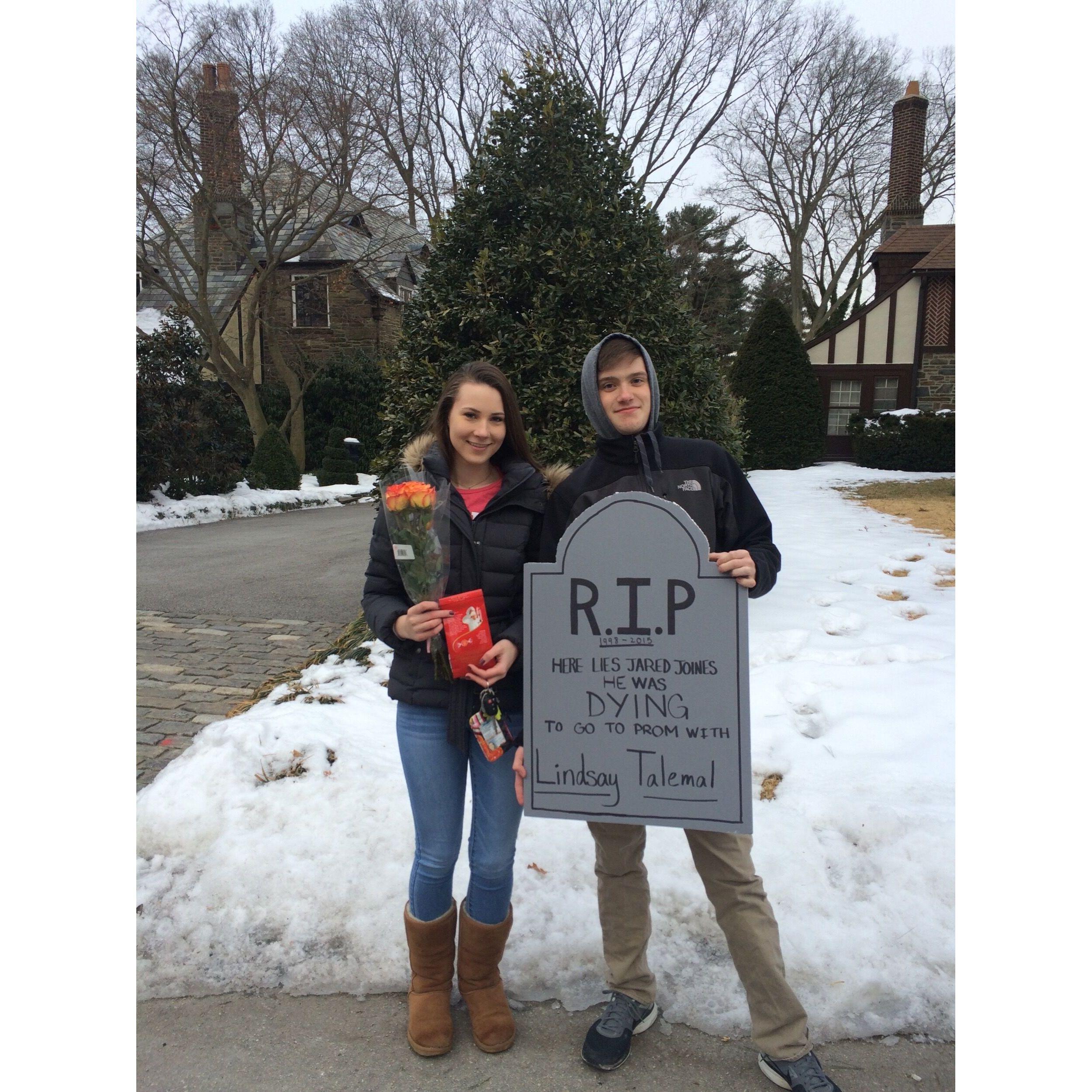 FEBRUARY 2015: It all started with a prom-posal to Junior Prom