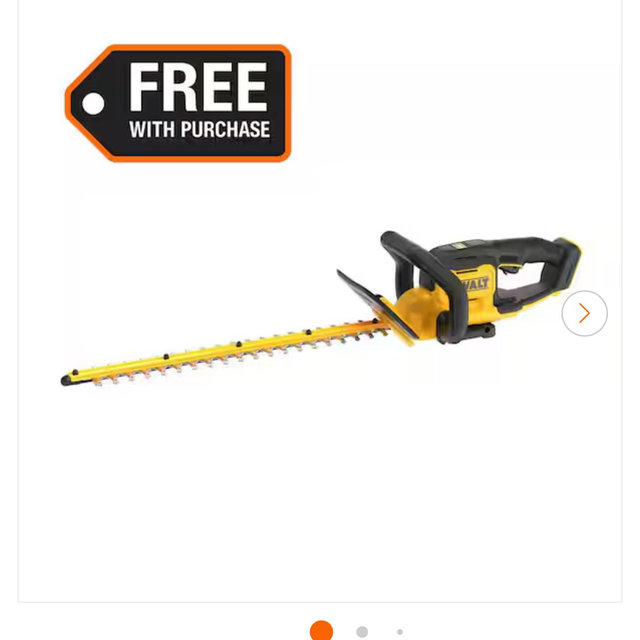 DEWALT 20V MAX 22 in. Cordless Battery Powered Hedge Trimmer (Tool Only) DCHT821B