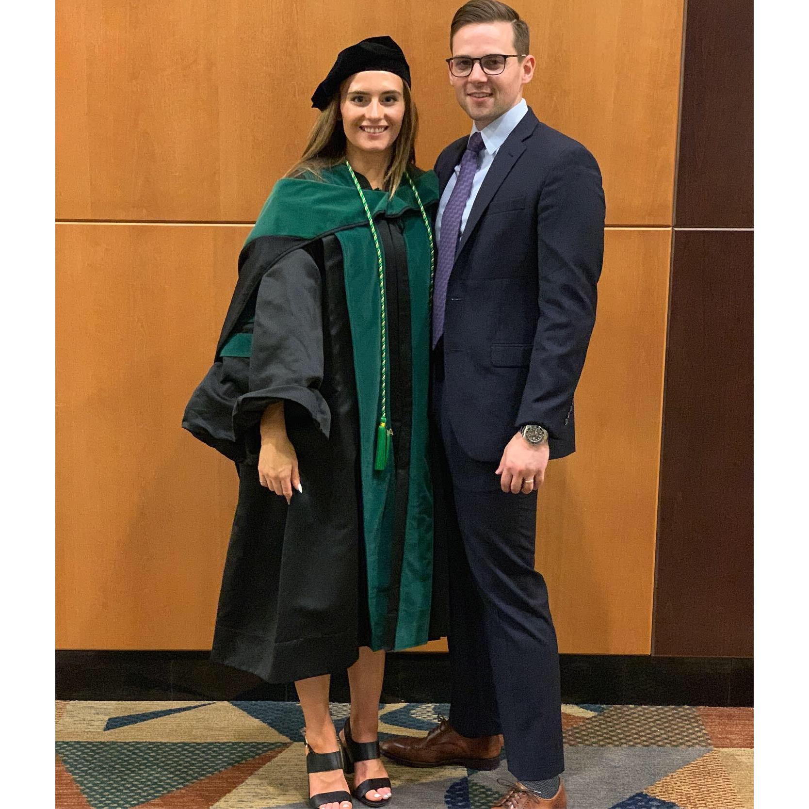 Victoria graduating from medical school