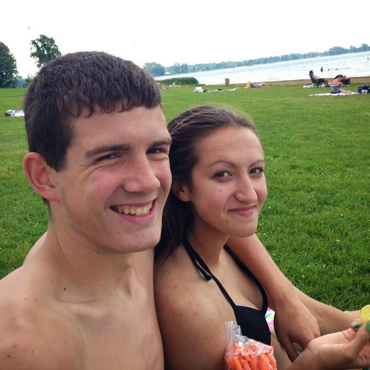 Sophomore KJ and Nate! Their first summer dating!