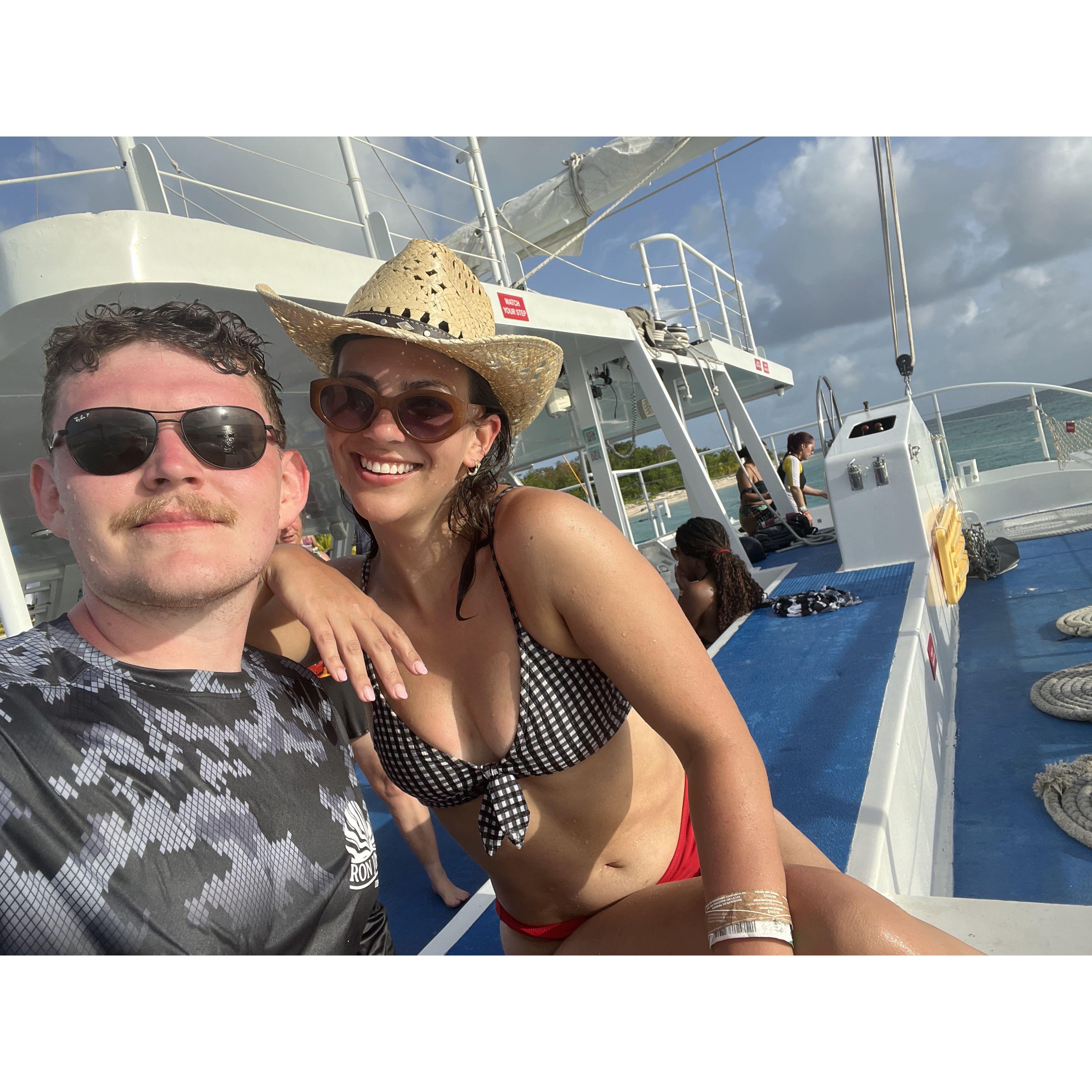 It was only after this trip that Rayne learned of Austins hatred for hot summer days (Cozumel in June)