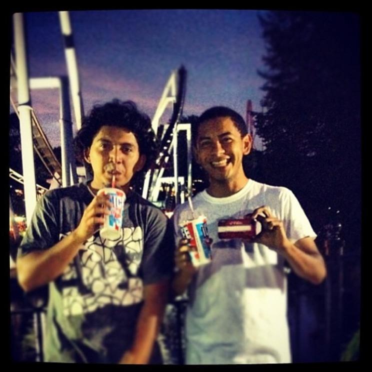 Luis & his groomsman/cousin, Jaime. 2012