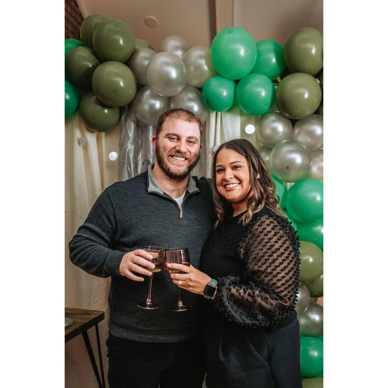Reveling in the moments after the engagement!