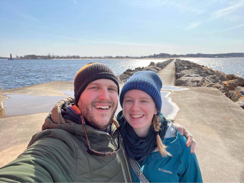 4th Anniversary Lake Michigan Beach Adventure in 2022! Back at Pere Marquette for a slightly chiller day than the previous year.
