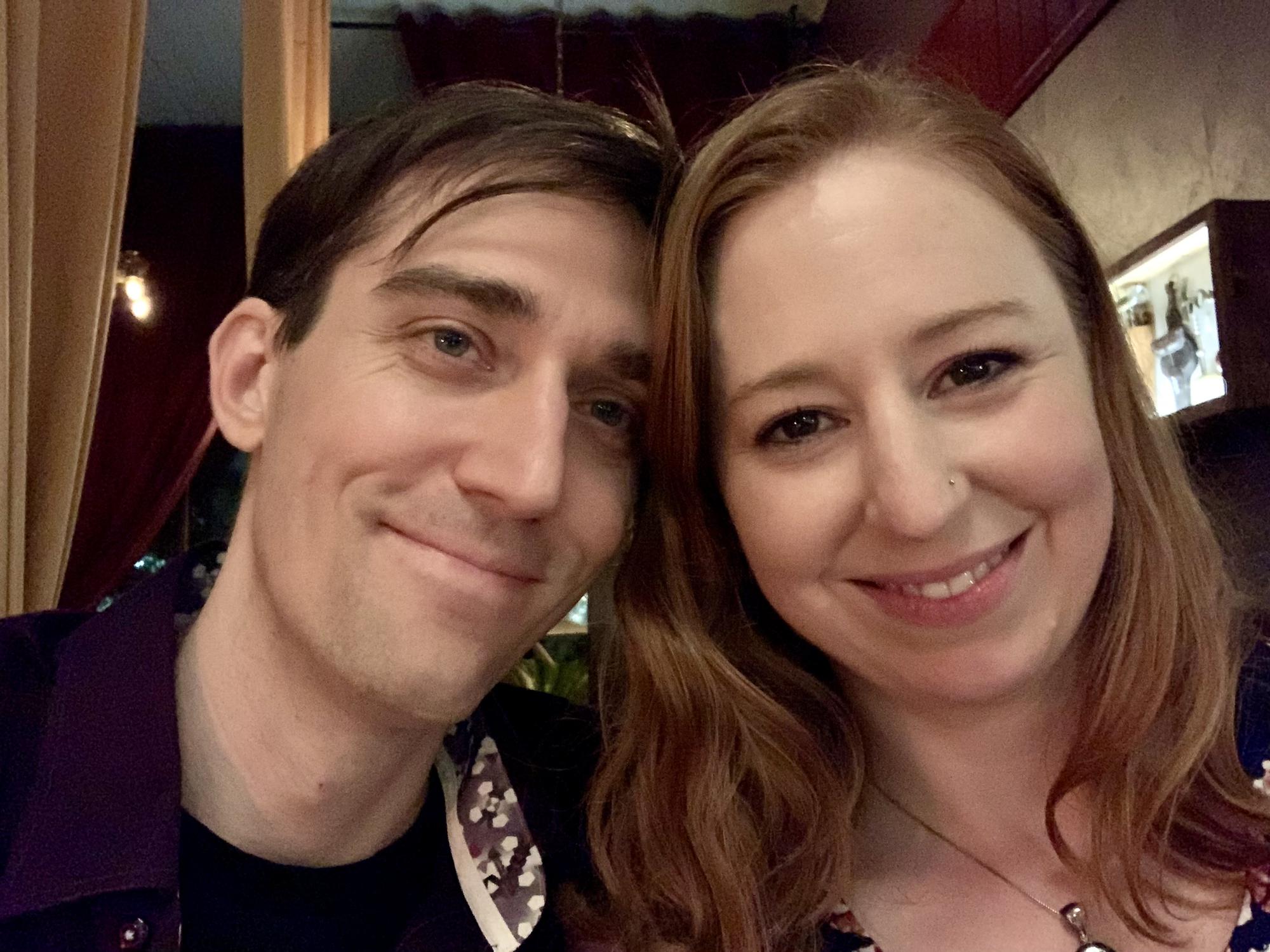 The night we got engaged!