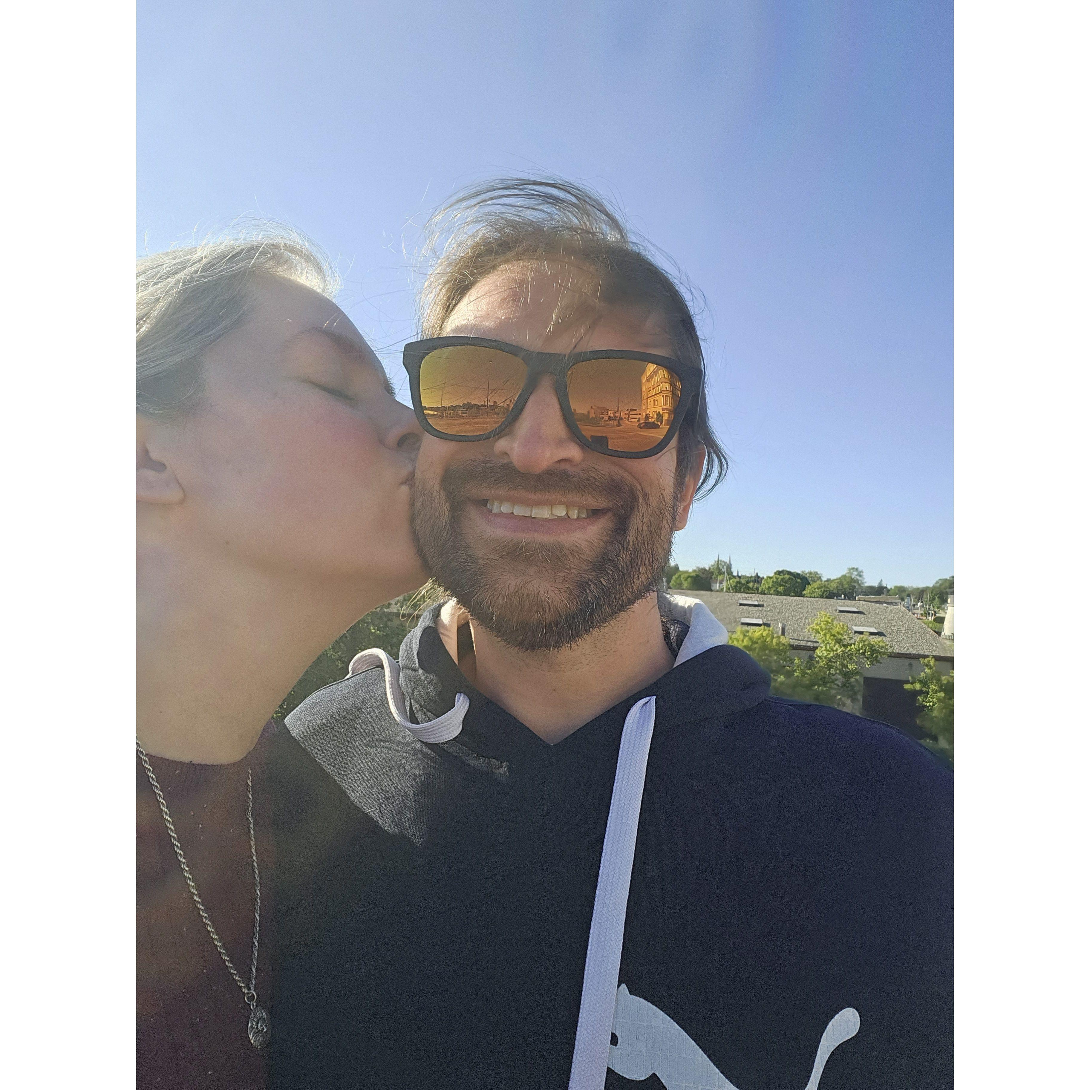 Our first time in Wisconsin together!