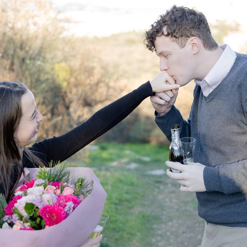 Photos from our engagement in Greece!