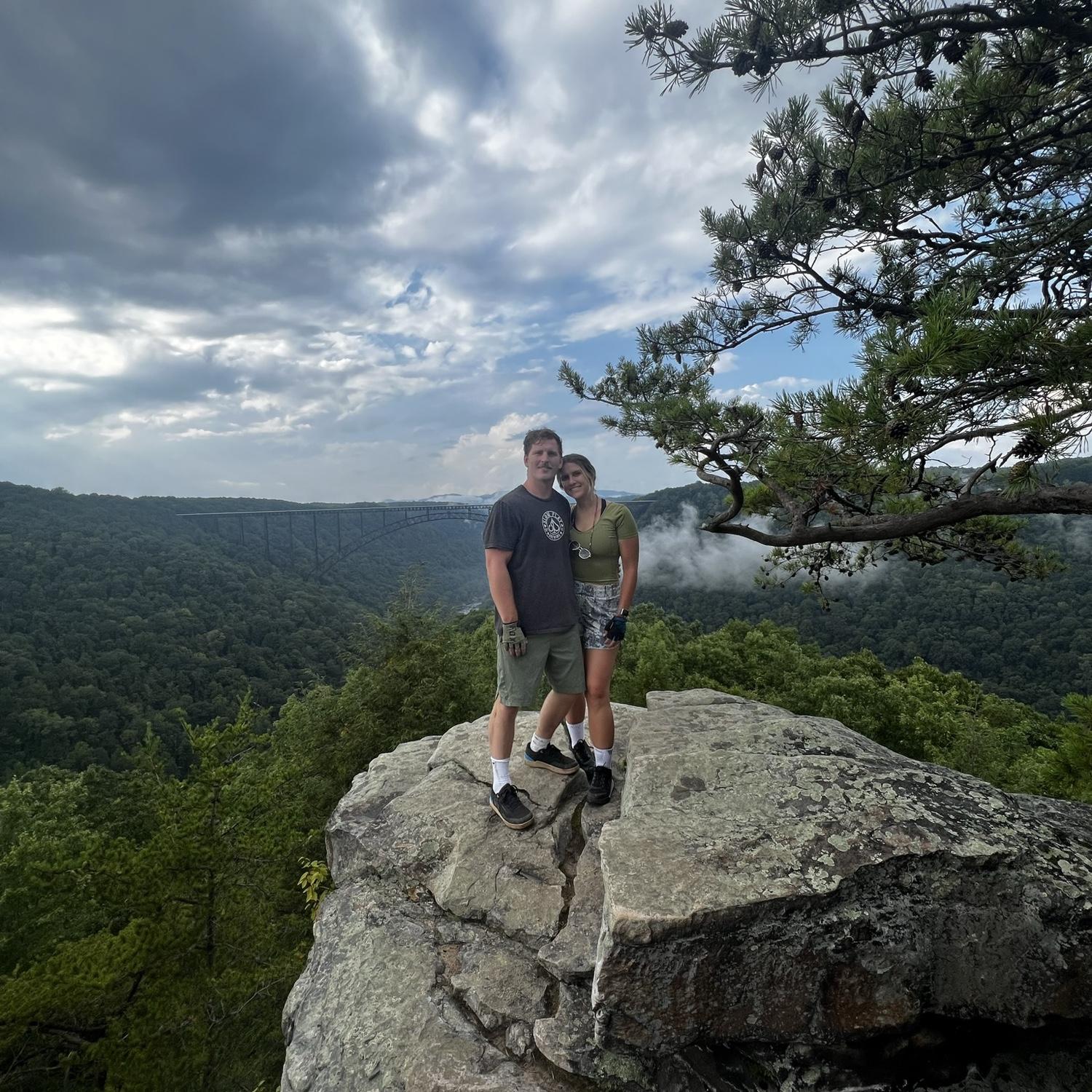 Mountain biking in New River Gorge!