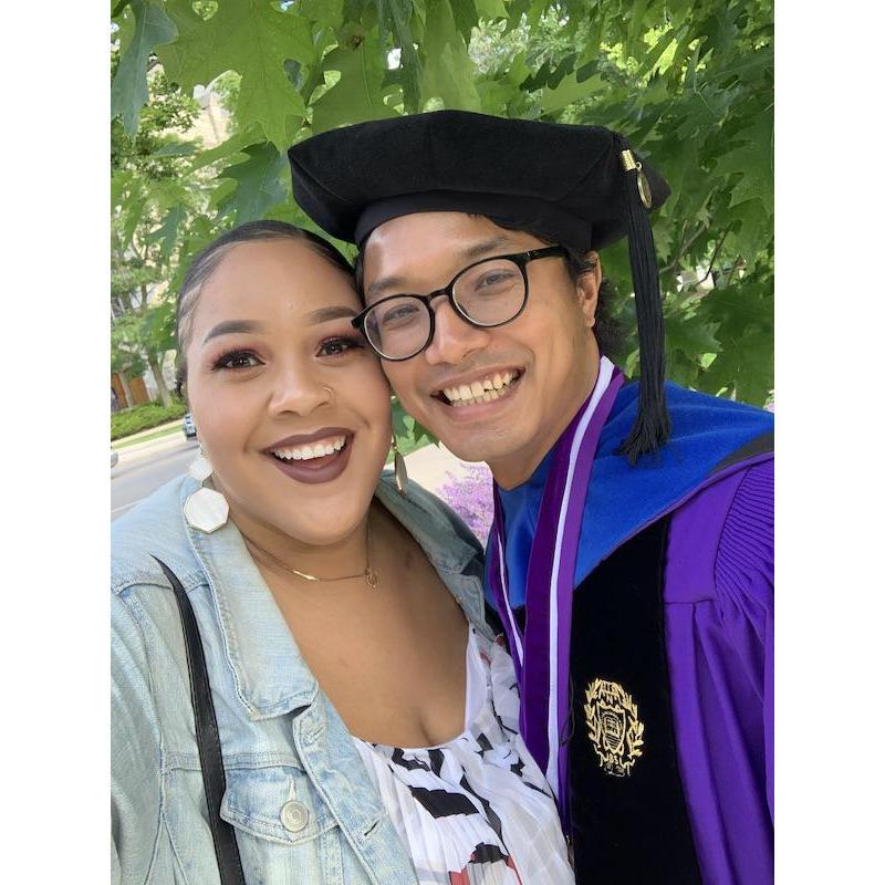 Celebrating Dr. Rajbhandari's graduation!