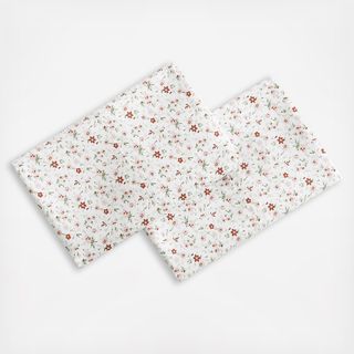 Evie 300-TC Cotton Sateen Pillowcase, Set of 2